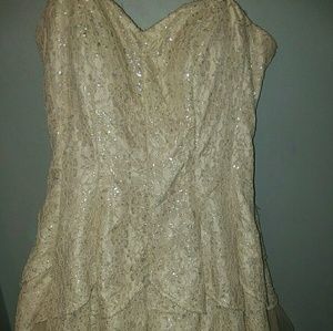 Champagne Prom Dress